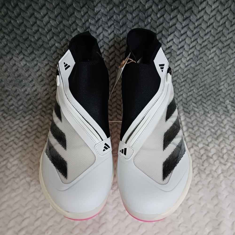 Adidas Adizero Impact+ TPU Men's Baseball Cleats White Black Pink Size 13 - Picture 5 of 10